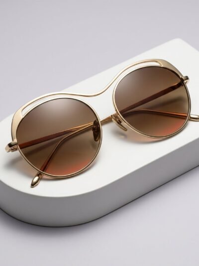 Fashion Sunglasses � Trendy Metal Frame with Mirrored Lenses