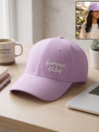 Summer Vibes Embroidered Baseball Cap � Stylish Sun Protection
