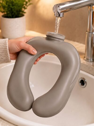U Shape Hot Water Bottle � Neck & Shoulder Pain Relief & Warmth