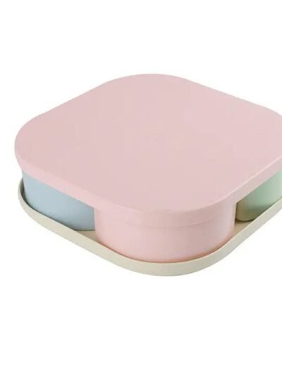 Divided Snack Box – Rotating Dry Fruit Platter | Lunchie Bunchie