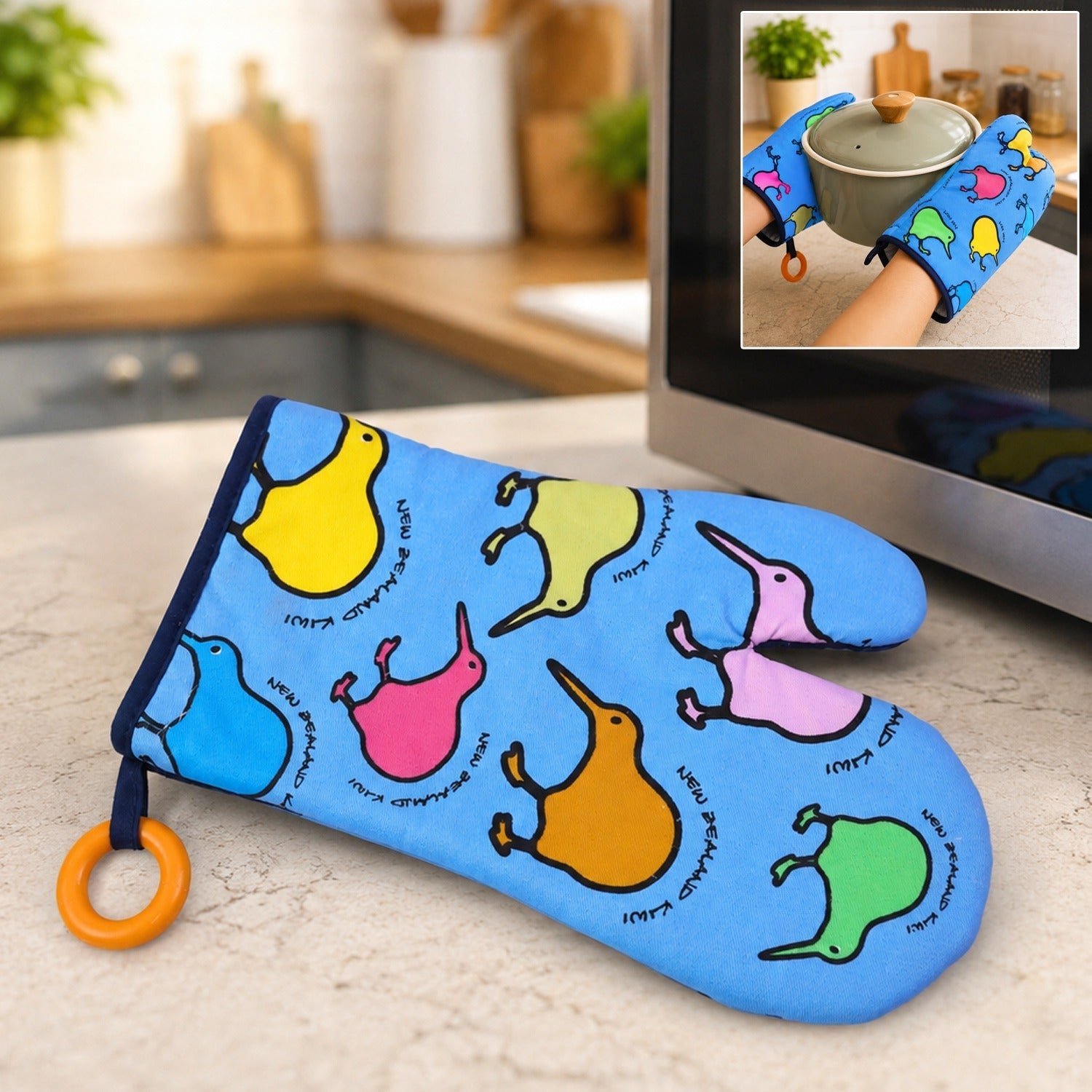 Heat Resistant Oven Glove � Safe Kitchen Handling & Grip