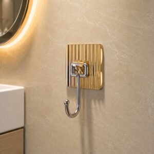 Self Adhesive Wall Hook � Waterproof & Damage-Free Quick Install