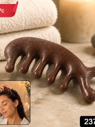 Wooden Scalp Massager Comb � Promotes Hair Growth & Relaxation