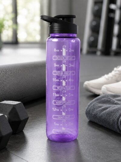Motivational Water Bottle � Track Your Hydration Effortlessly