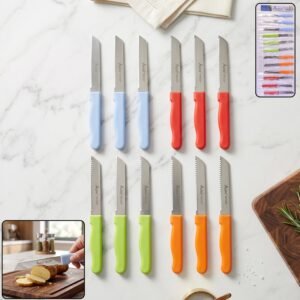 Kitchen Knife Set � Sharp, Durable & Colour-Coded for Daily Use