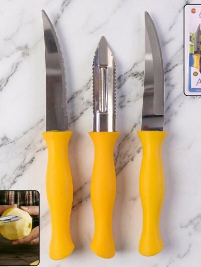 Kitchen Knife and Peeler Set � Durable Stainless Steel Tools for Daily Use