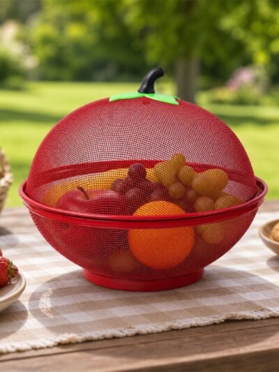 Apple Shaped Metal Net Fruit Basket � Stylish Kitchen Storage
