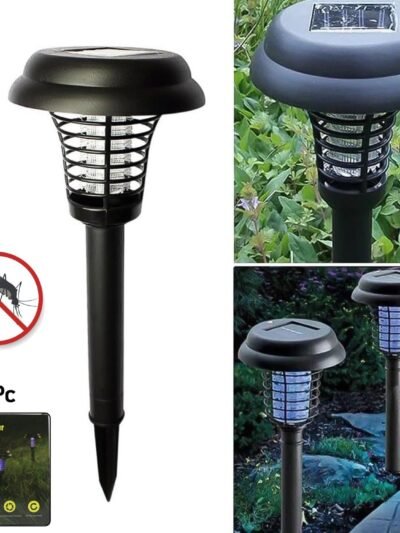 Solar Mosquito Trap Light – UV LED Solar Powered Bug Zapper