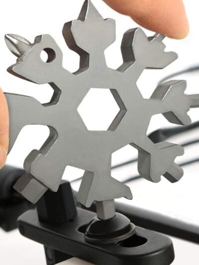 Snowflake Multi-Tool – 18-in-1 Stainless Steel Portable | BoltForce