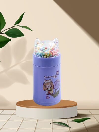 Girl's Glass Water Bottle – Cat Lid & Sparkle Strap | Own Hydrate
