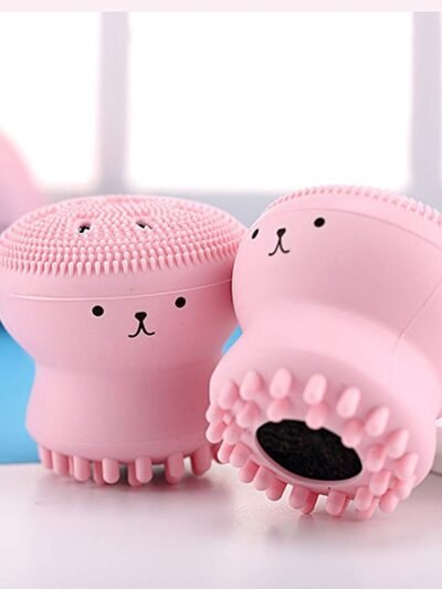 Silicone Facial Cleansing Brush – Octopus Shape & Gentle Massage | Velvet Wellness