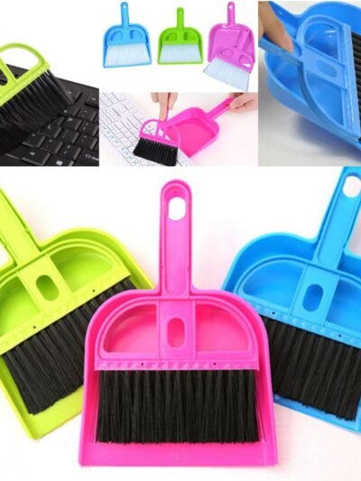 Mini Dustpan & Brush Set – Compact Cleaning for Home & Car | Velvet Wipe