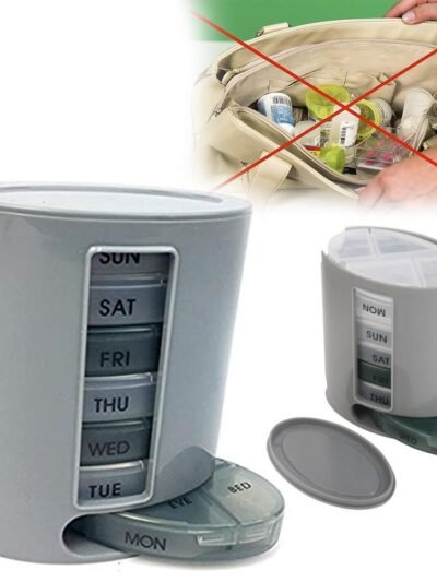 7-Day Pill Organizer – Weekly Medicine Dispenser & Box |