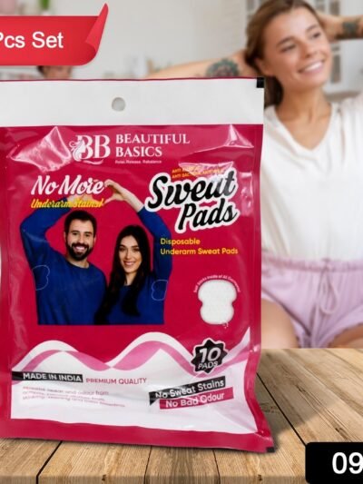 Underarm Sweat Pads – Highly Absorbent Disposable Cotton (10 Pack)