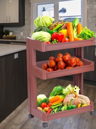 Plastic Serving Trolley – Mobile Kitchen Bar Cart | TableNest