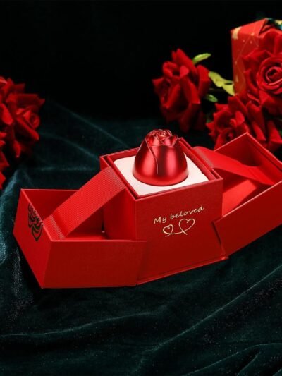 Rose Ring Box Jewellery – Romantic Gift with Magical Presentation