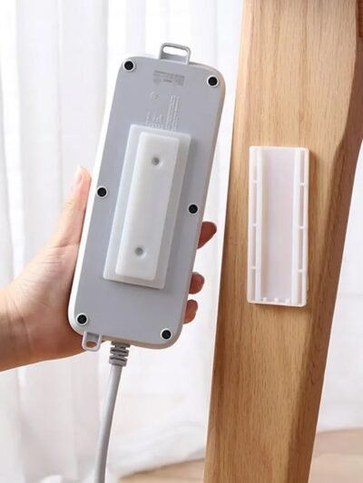 Self Adhesive Plug Organizer – No Drill Wall Mount | FreshAura Homeware