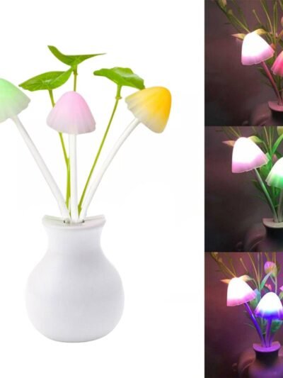 Mushroom Night Light – Auto Sensor Multicolor LED Lamp | Indo Glow