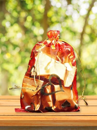 Shagun Potli – Organza Drawstring Pouch for Gifts | Giftoiza