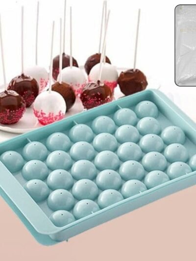 Ice Ball Mold � 33 Round Spheres, Reusable & BPA-Free |