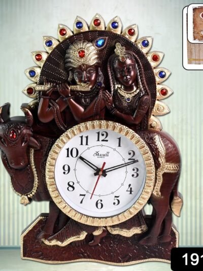 Radha Kishan Analog Wall Clock – Stylish Home Decor Accent