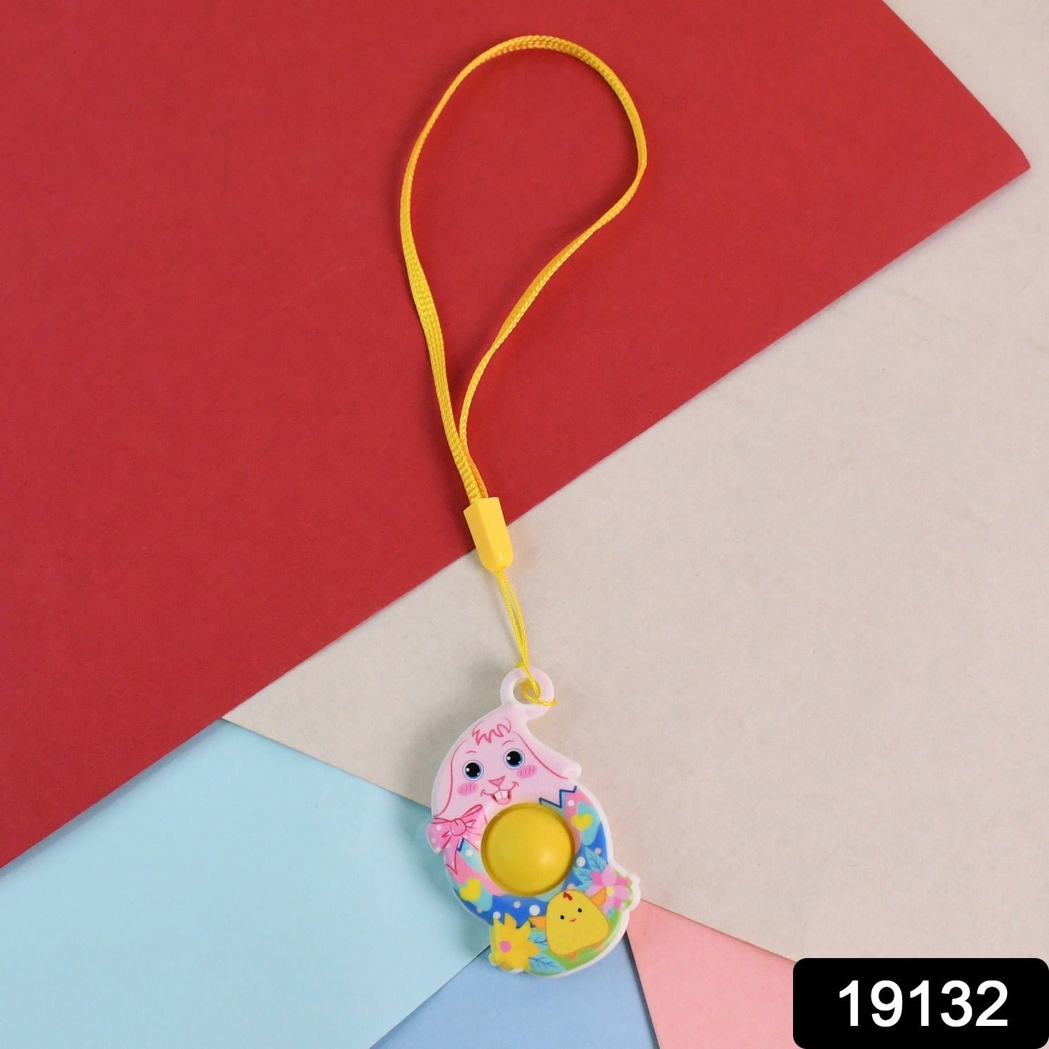 Chick-Shaped Push Pop Fidget Toy – Portable Stress Relief