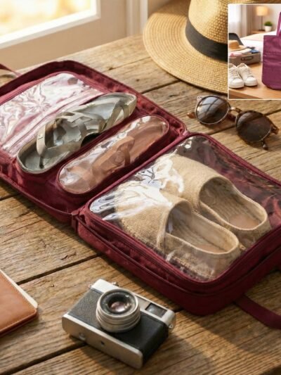 Travel Shoe Storage Bag – Spacious & Dust-Proof Organizer
