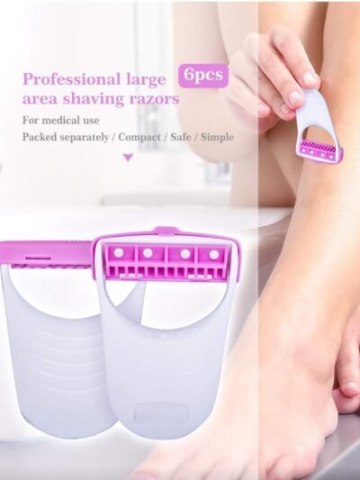 Disposable Body Razors for Women – Smooth Skin Pack of 6
