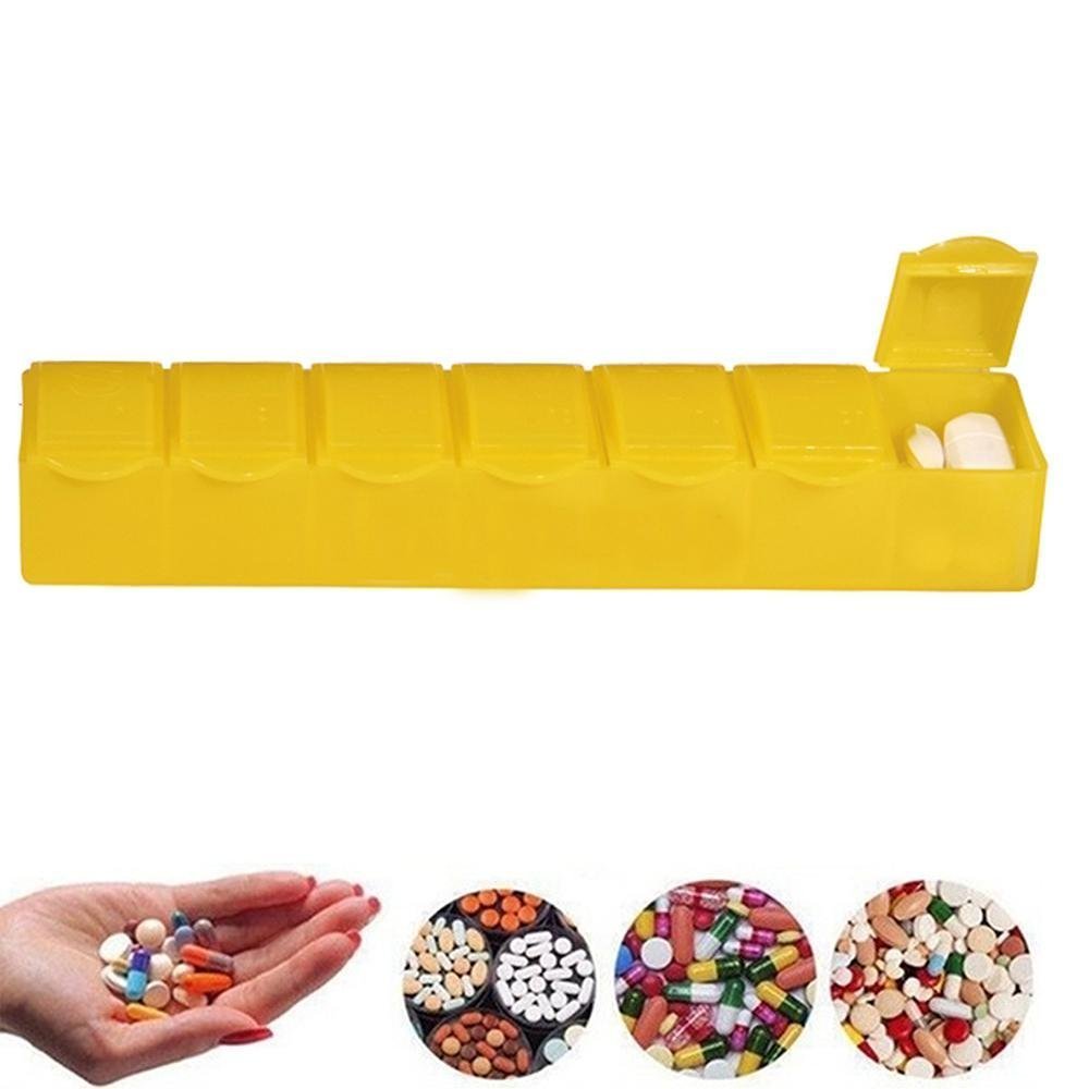 Weekly Pill Organizer – 7 Day Medicine Dispenser with 7 Compartments |