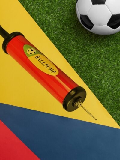 Sports Ball Pump 24CM – Portable Hand Pump for Inflatables | FitFuzion
