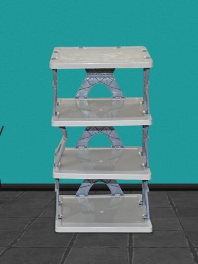 Foldable Shoe Rack – 4-Layer Space-Saving Storage | Organivo