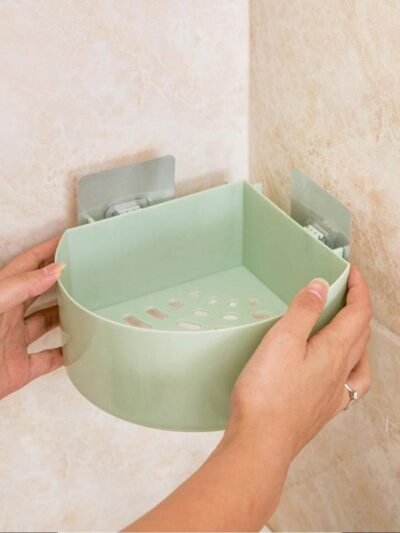 Self Adhesive Corner Shelf – Bathroom Kitchen Storage | Mist & Relax