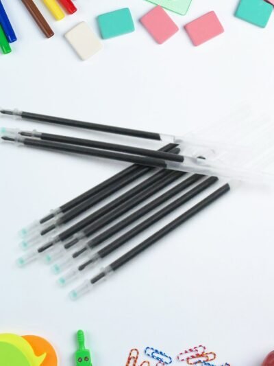 Black Pen Refill – Smooth Writing Universal Ink Set (10 Pcs) | InkGlow