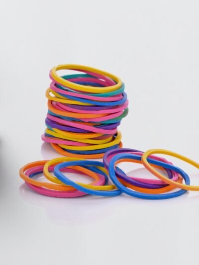 Rubber Bands – Multicolor, Strong & Reusable for Home & Office | VoltDesk