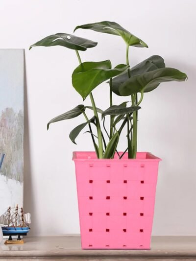 Railing Planter – Square Dotted Design for Balconies | Indo Glow