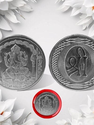 Decorative Ganesh Coin – Auspicious Pooja & Gift | Giftoiza