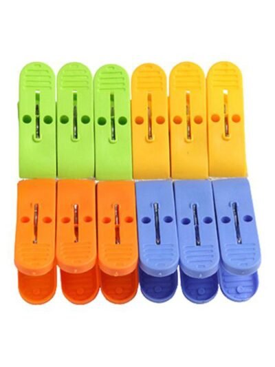 Cloth Drying Clips – Multicolor Plastic Laundry Pegs | BathNova