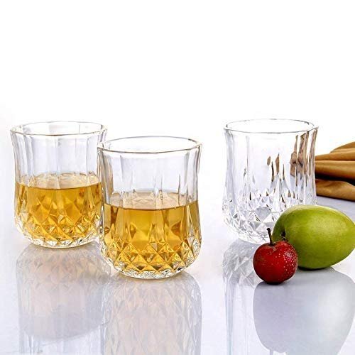 Unbreakable Plastic Glasses Set – Transparent, 250ml (Set of 6) | Indo Glow