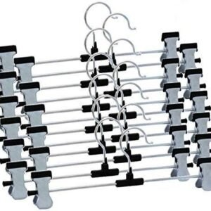 Stainless Steel Hangers – Adjustable Clips, 12-Pack | Indo Glow