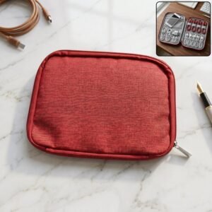 Multi-zip Pouch Organizer � Compact Storage for Travel & Home