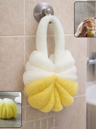 Soft Mesh Bath Loofah – Gentle Exfoliation & Rich Lather