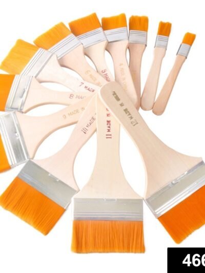 Flat Paint Brush Set – Synthetic Bristles & Curved Handles | PaintEdge