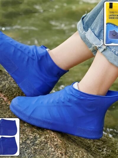 Silicone Waterproof Shoe Cover � Reusable, Non-Slip Rain Protector