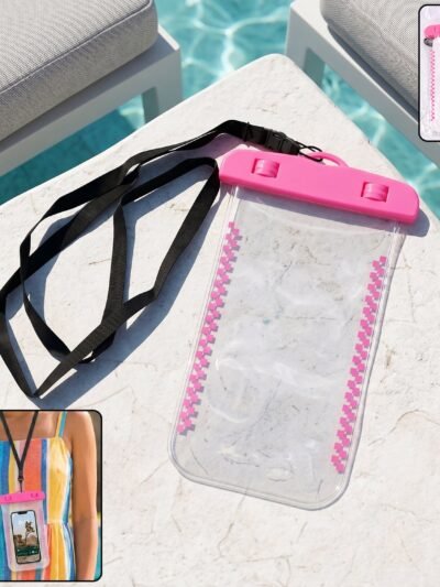 Waterproof Mobile Pouch Cover � Transparent & Secure with Lanyard