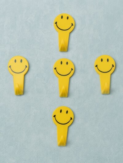 Self Adhesive Hooks (5 Pcs) – Strong Wall Mount | GlimmerHome