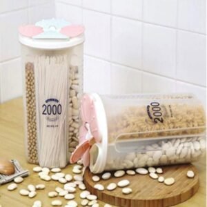 4 Section Kitchen Storage Jar – Airtight Food Container | Organivo