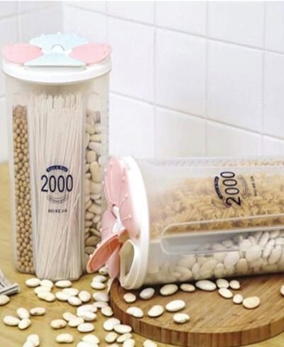 4 Section Kitchen Storage Jar – Airtight Food Container | Organivo