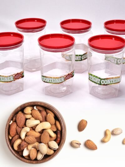 Air Tight Kitchen Storage Container – 1100ml Set of 6 | Velvet Wheels