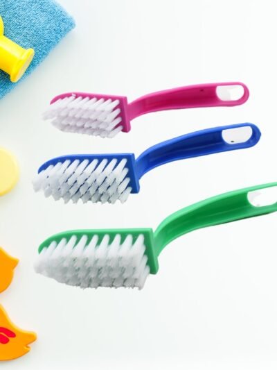 Kitchen Cleaning Brush Set – 3-Pc Multi-Purpose | Velvet Wipe