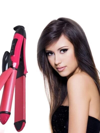 2-in-1 Hair Straightener & Curler – Ceramic Plates | Calm & Curl